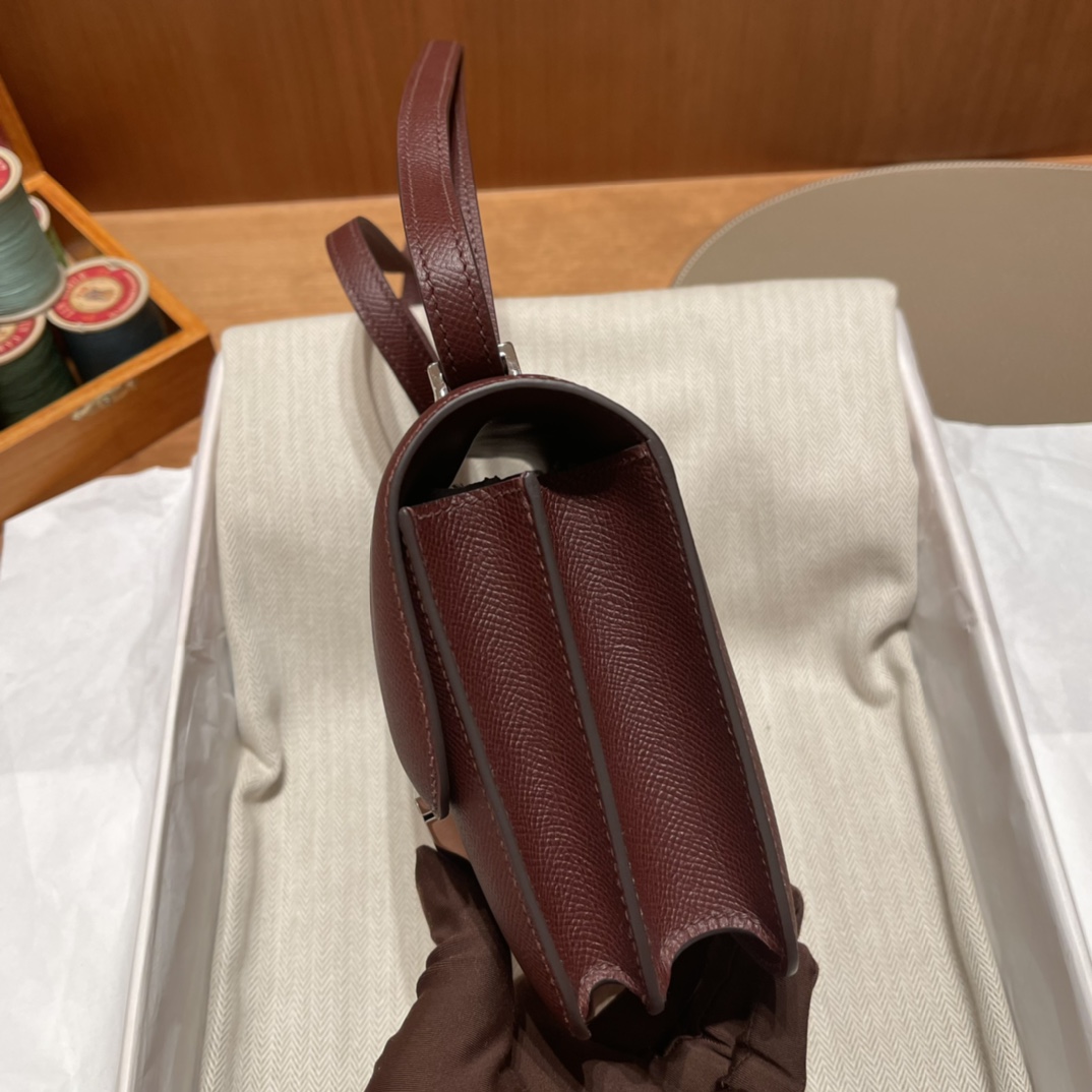 에르메스 콘스탄스18 보르도 은장 앱송